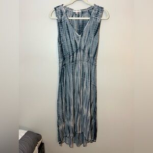 Knox Rose Womens Boho Sleeveless Tie Dye Maxi Dress Size S Beach Vacation Indie